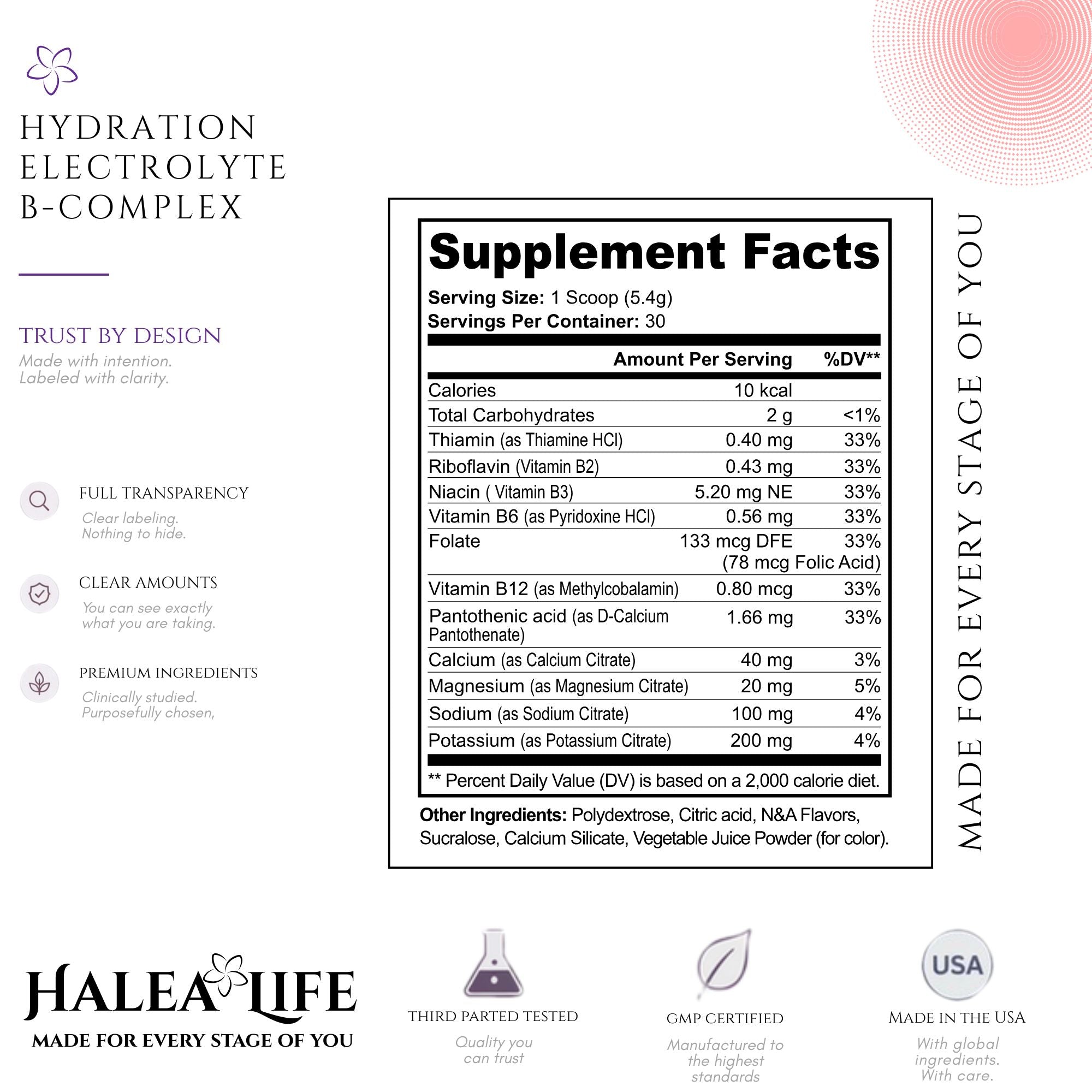 Hydration Electrolyte B-Complex Lychee