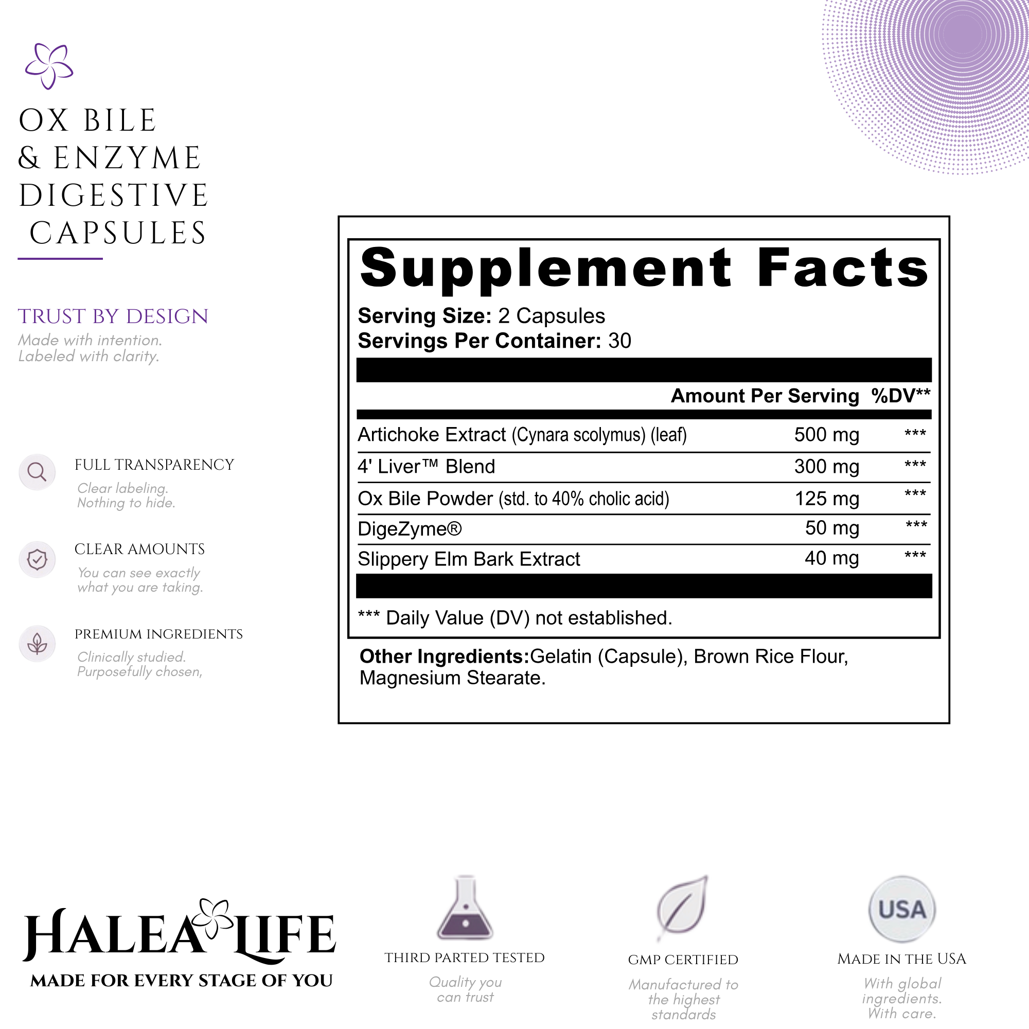 Ox Bile and Enzyme Digestive Complex