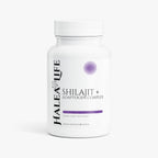 Halea Life Shilajit Adaptogen Complex with 400mg Shilajit 30:1 Ashwagandha Sea Moss and Tongkat Ali for vitality