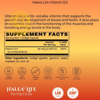 Vitamin D3 2,000 IU |Halea Life Nutrition