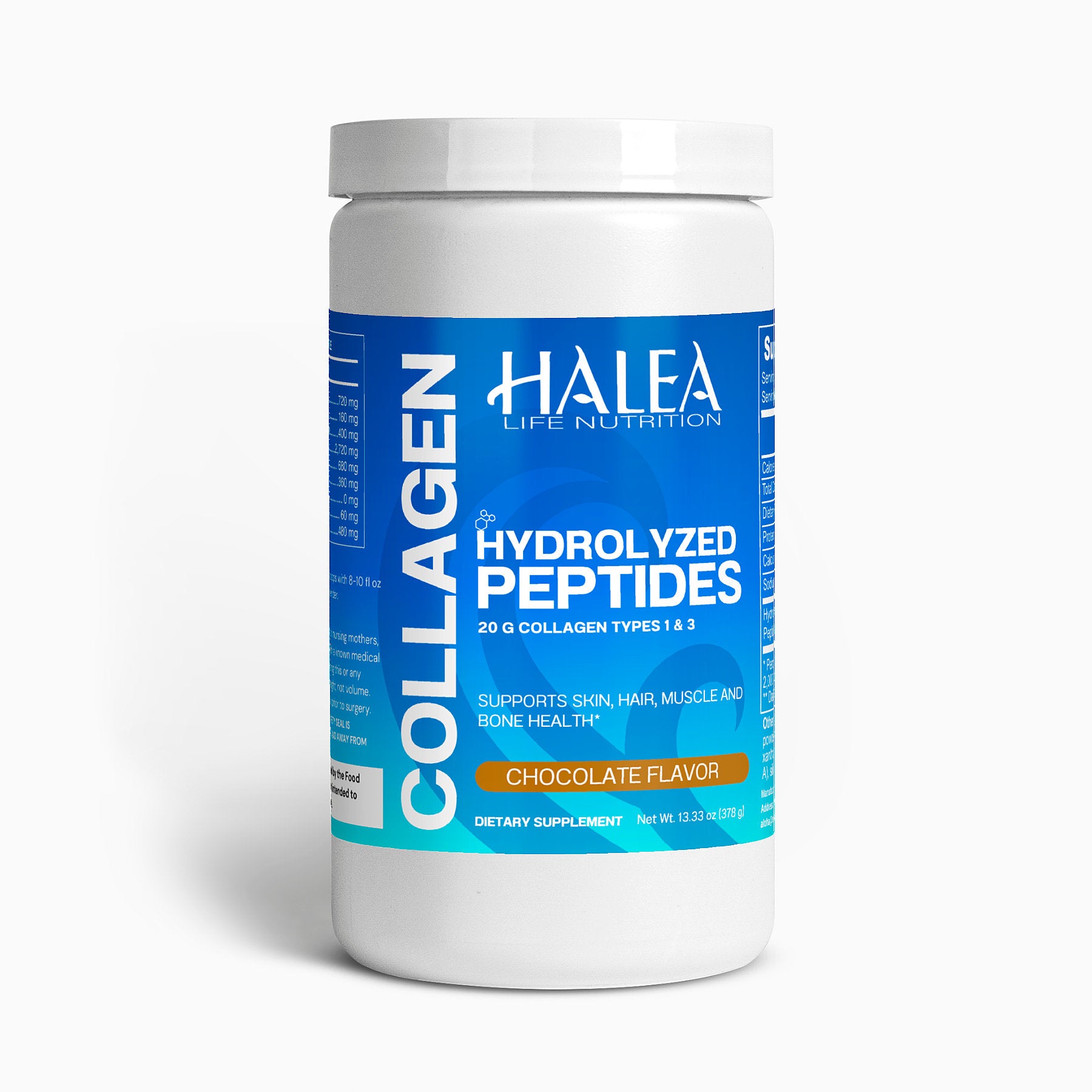 Halea Life Nutrition Hydrolyzed Collagen Peptides with Cocoa
