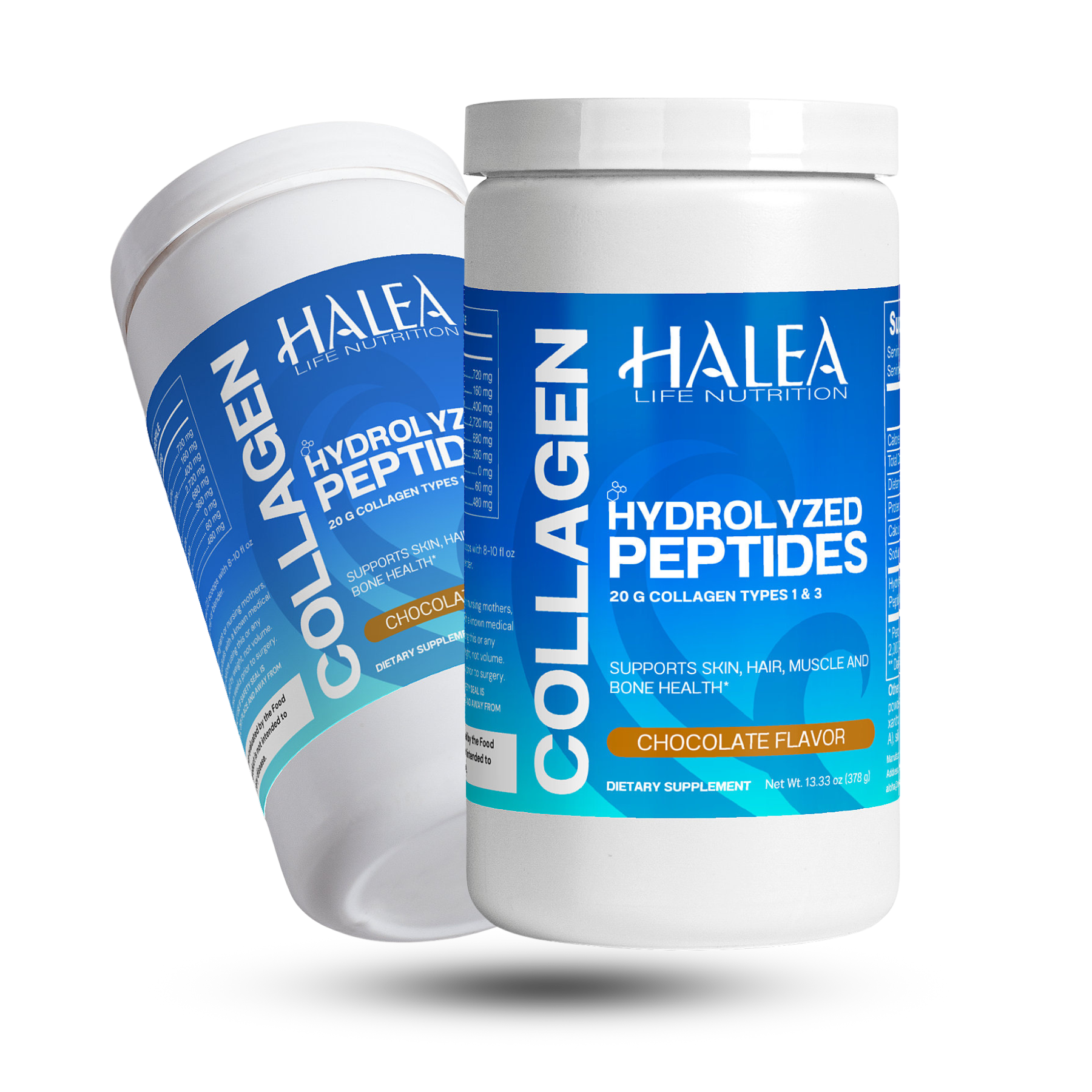 Halea Life Nutrition Hydrolyzed Collagen Peptides with Cocoa