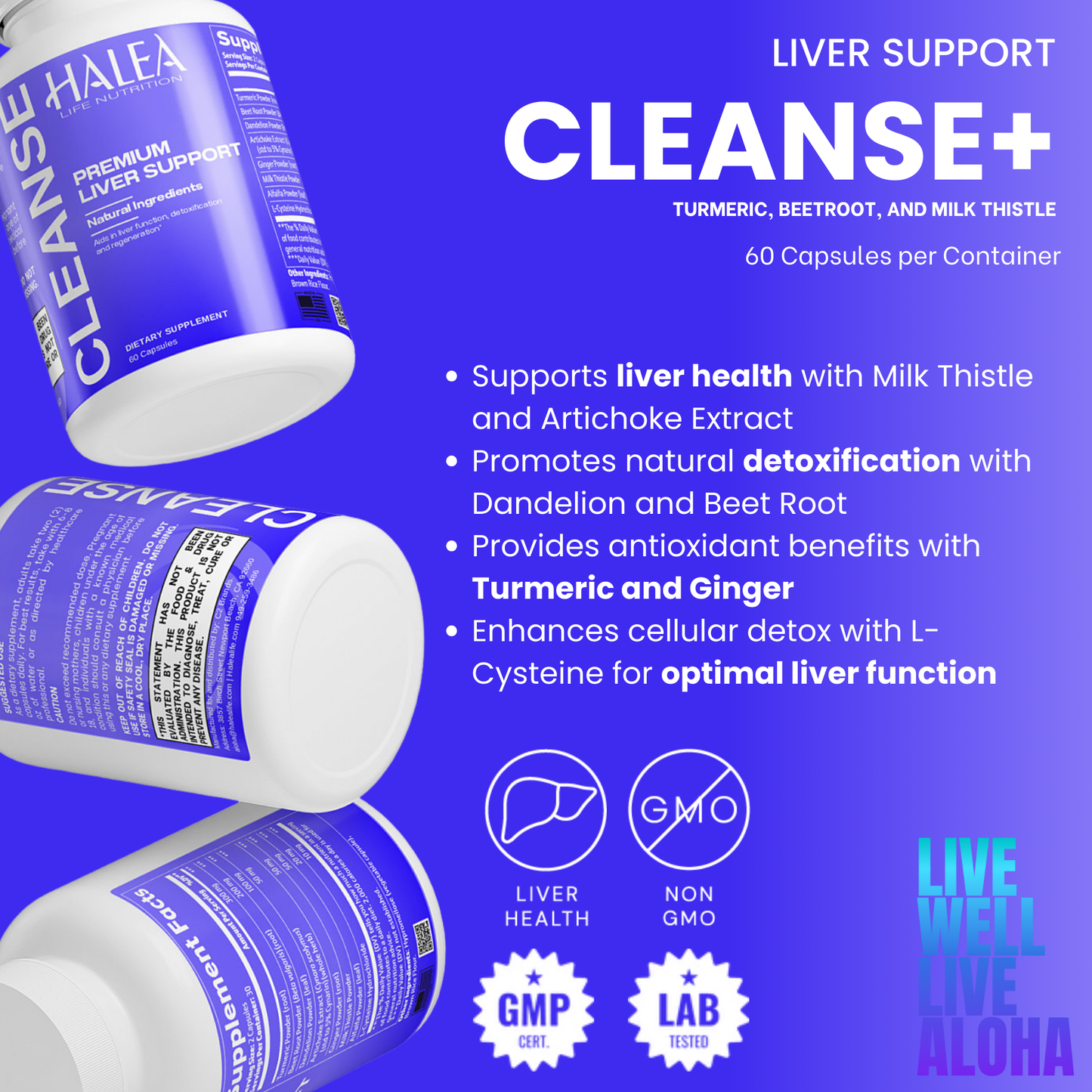 Halea Life Natural Detox + Liver Support Blend