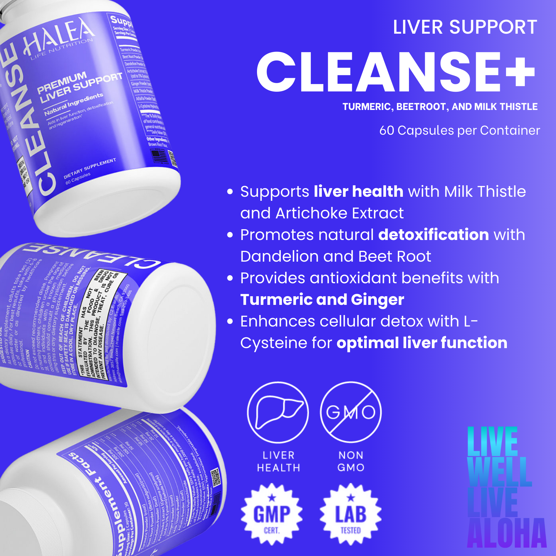 Halea Life Natural Detox + Liver Support Blend