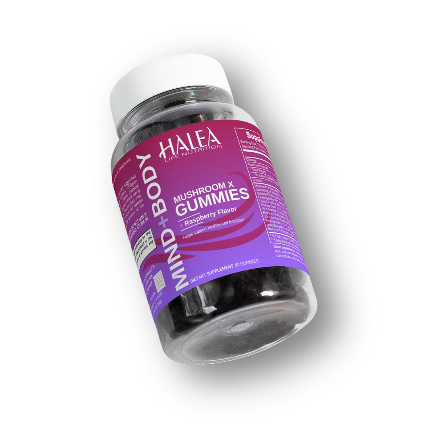 Halea Life Nutrition Mind & Body Mushroom Complex Gummies