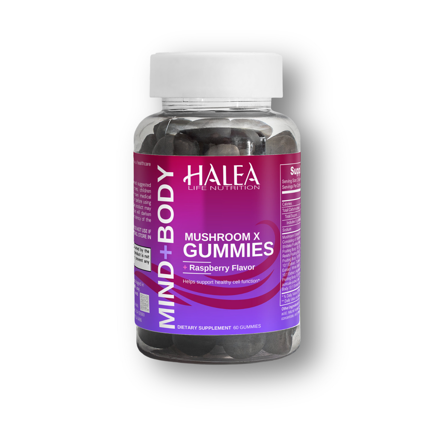 Halea Life Nutrition Mind & Body Mushroom Complex Gummies