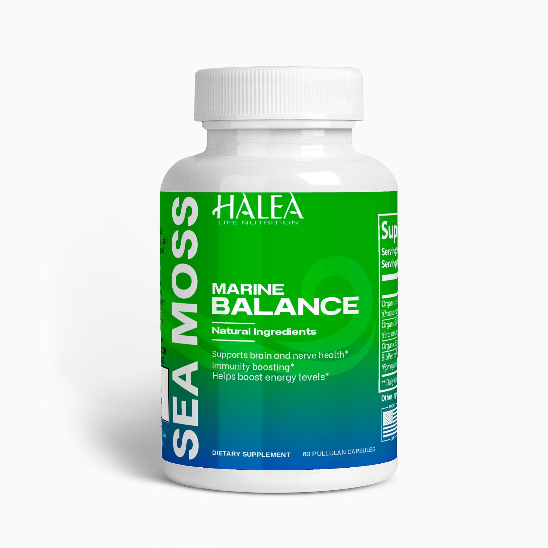 Organic Seaweed Blend with Irish Moss, Bladderwrack, and Burdock