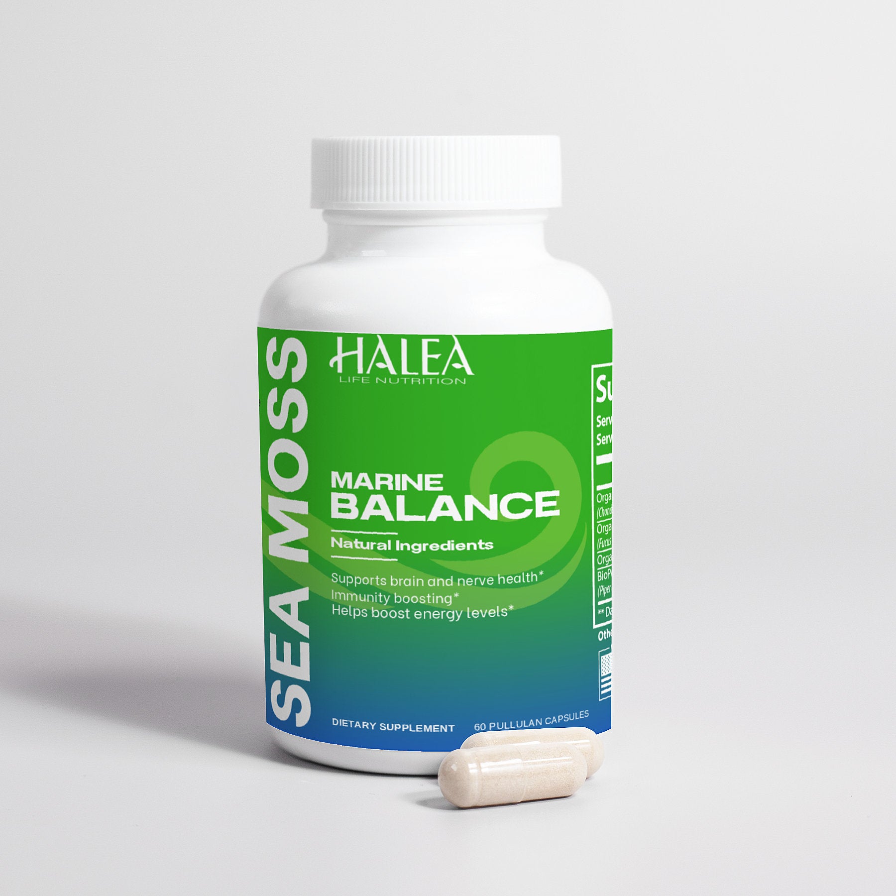 Organic Seaweed Blend with Irish Moss, Bladderwrack, and Burdock
