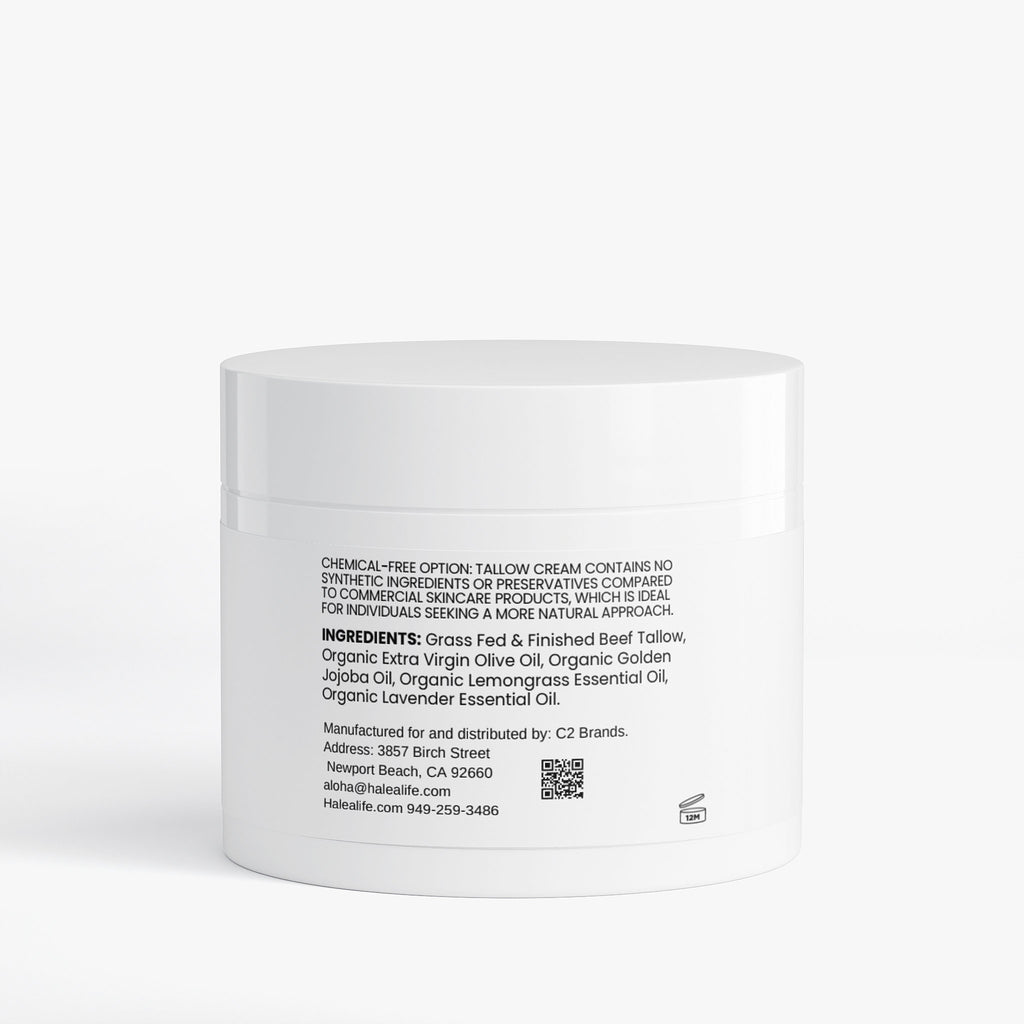 Grass-Fed Tallow Cream – Lemongrass • Lavender