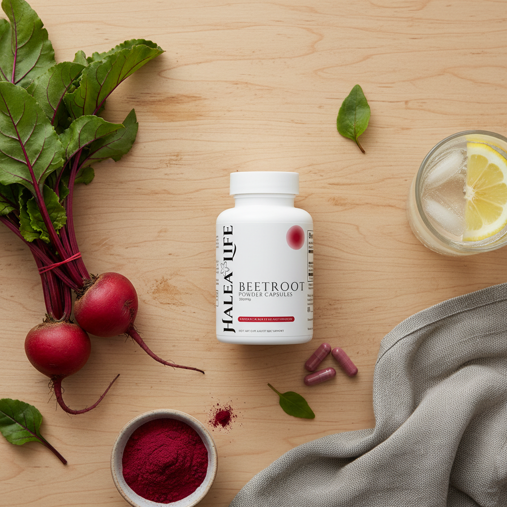 Organic Beetroot Powder Capsules