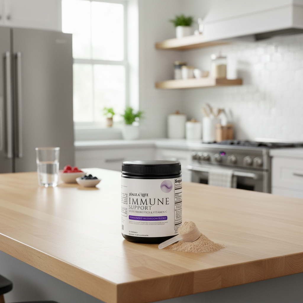 Immune Support Fermented Mushroom and Prebiotic Blend