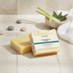 Halea Life Lemongrass Sage Soap Bar handcrafted sensitive skin formula for daily face and body use