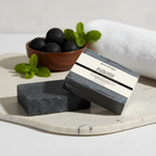 Halea Life Charcoal Soap Bar for daily deep cleansing toxin drawing and skin purification on face and body